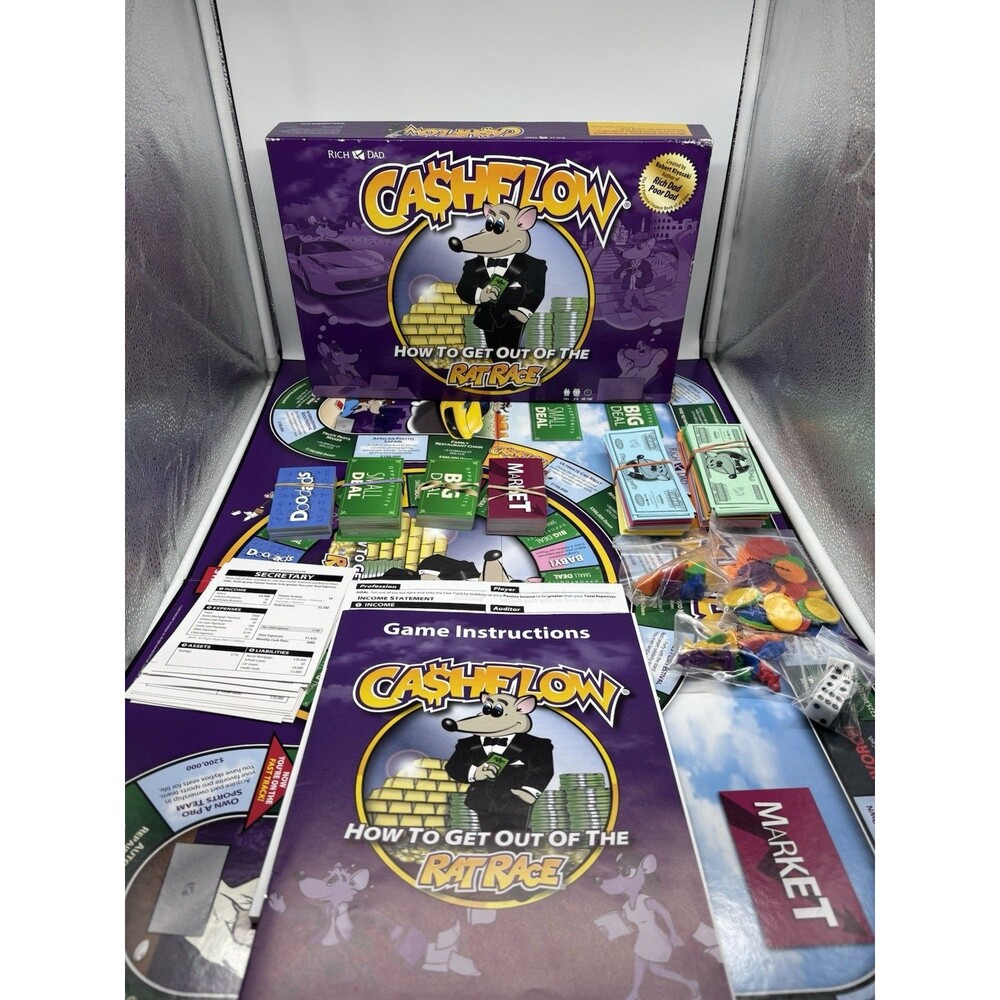 Rich Dad CASHFLOW Strategic Investing & Educational Board Game 2020 Complete